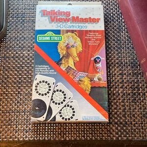 Sesame Street Talking View-Master 3-D Cartridges